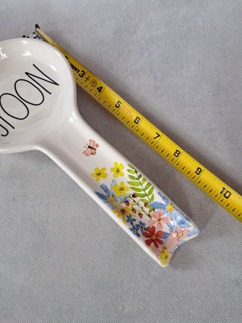Rae Dunn SPOON rest kitchen floral border - Picture 11 of 11